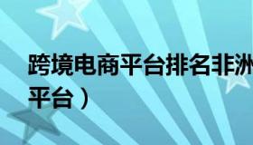 跨境电商平台排名非洲（全球10大跨境电商平台）