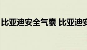 比亚迪安全气囊 比亚迪安全气囊多少钱一个）