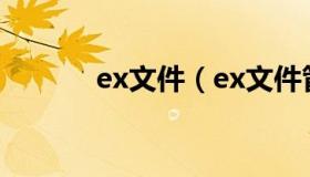 ex文件（ex文件管理器破解版