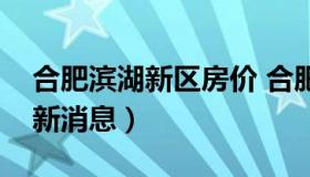 合肥滨湖新区房价 合肥滨湖新区房价走势最新消息）