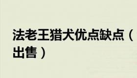 法老王猎犬优点缺点（法老王猎犬2个月低价出售）