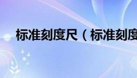 标准刻度尺（标准刻度尺在线测量工具）