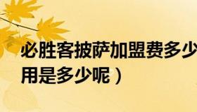 必胜客披萨加盟费多少 必胜客加盟条件和费用是多少呢）