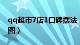 qq超市7店1口碑摆法 qq超市5店7口碑摆法图）