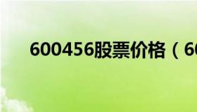 600456股票价格（600458股票价格）