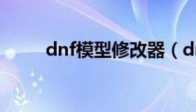 dnf模型修改器（dnf改造模拟器）