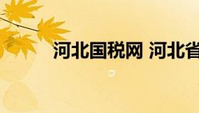 河北国税网 河北省国税总局官网