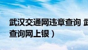 武汉交通网违章查询 武汉交通违章查询官网查询网上银）