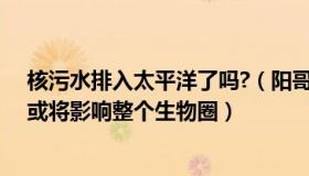 核污水排入太平洋了吗?（阳哥玩游戏Super：核污水排海或将影响整个生物圈）