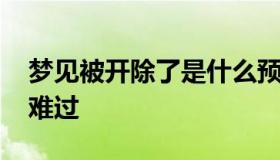 梦见被开除了是什么预兆 做梦被开除了伤心难过