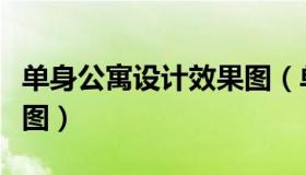 单身公寓设计效果图（单身公寓室内设计效果图）