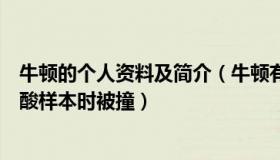 牛顿的个人资料及简介（牛顿有牛：广州交警回应大白送核酸样本时被撞）