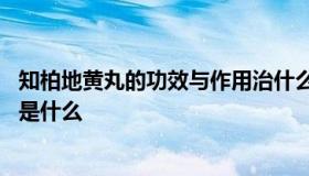 知柏地黄丸的功效与作用治什么病 知柏地黄丸的功效与主治是什么