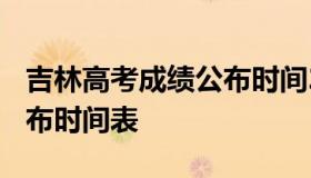 吉林高考成绩公布时间2020 吉林高考成绩公布时间表