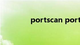 portscan portscan stuff