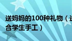 送妈妈的100种礼物（送妈妈的100种礼物 适合学生手工）