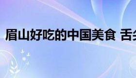 眉山好吃的中国美食 舌尖上的中国眉山美食