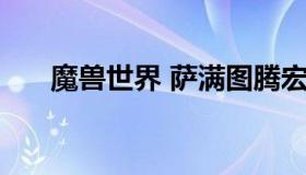 魔兽世界 萨满图腾宏 tbc 萨满图腾宏