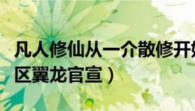 凡人修仙从一介散修开始（一介凡人聊球：湾区翼龙官宣）