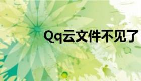 Qq云文件不见了（qq云文件）