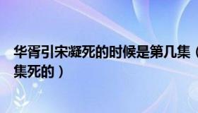 华胥引宋凝死的时候是第几集（华胥引之绝爱之城宋凝多少集死的）