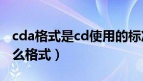 cda格式是cd使用的标准文件格式（cda是什么格式）