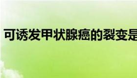 可诱发甲状腺癌的裂变是什么（裂变是什么）