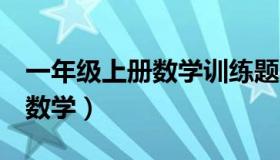 一年级上册数学训练题1（一年级上册练习题数学）