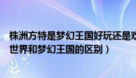 株洲方特是梦幻王国好玩还是欢乐世界好玩（株洲方特欢乐世界和梦幻王国的区别）