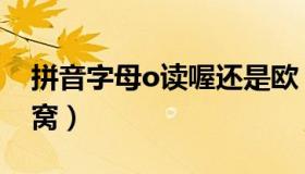 拼音字母o读喔还是欧（拼音o的发音欧还是窝）