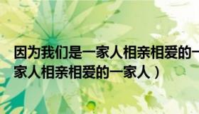 因为我们是一家人相亲相爱的一家人这首歌（因为我们是一家人相亲相爱的一家人）