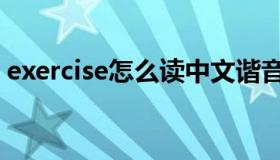 exercise怎么读中文谐音（exercise怎么读）