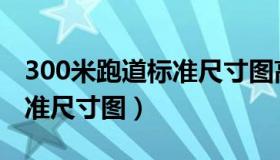 300米跑道标准尺寸图高清图（300米跑道标准尺寸图）