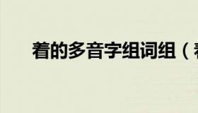 着的多音字组词组（着的多音字组词）