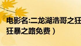 电影名:二龙湖浩哥之狂暴之路（二龙湖浩哥4狂暴之路免费）