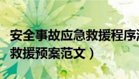 安全事故应急救援程序流程图（安全事故应急救援预案范文）