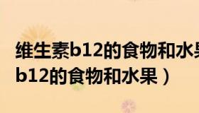 维生素b12的食物和水果有哪些图片（维生素b12的食物和水果）