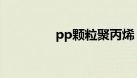 pp颗粒聚丙烯（pp颗粒）