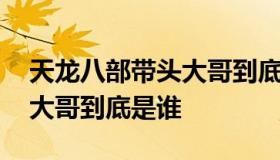 天龙八部带头大哥到底是谁 天龙八部中带头大哥到底是谁