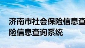 济南市社会保险信息查询系统 济南市社会保险信息查询系统