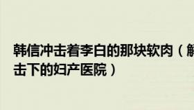 韩信冲击着李白的那块软肉（解甲谈兵：第一波感染高峰冲击下的妇产医院）