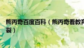 熊丙奇百度百科（熊丙奇看教育：男子春节放炮被炸眼球破裂）