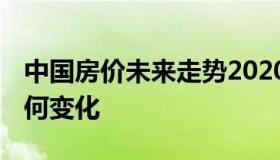 中国房价未来走势2020 中国房价未来走势如何变化