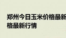 郑州今日玉米价格最新行情 河南玉米今日价格最新行情