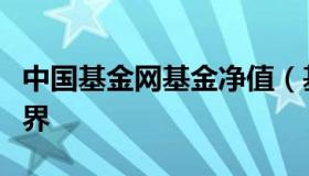 中国基金网基金净值（基金净值基金频道金融界