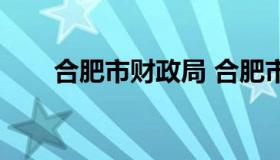 合肥市财政局 合肥市财政局副局长）