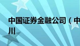 中国证券金融公司（中国证券金融公司 刘晓川