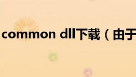 common dll下载（由于找不到common.dll