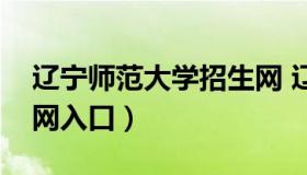 辽宁师范大学招生网 辽宁师范大学招生网官网入口）