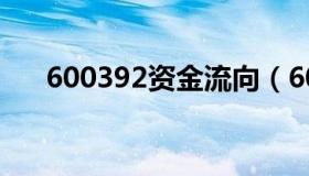 600392资金流向（600362资金流向）